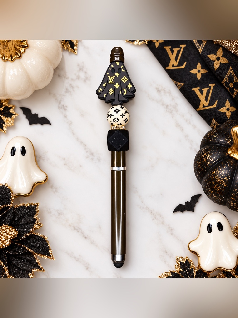 Fashion LV Ghost Brown Stylus & Pen